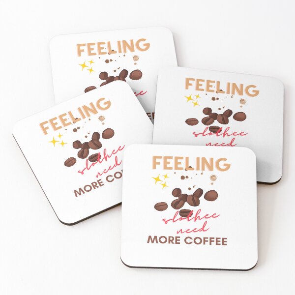 Item preview, feeling slothee need more coffee designed and sold by GadiDesignArt.
