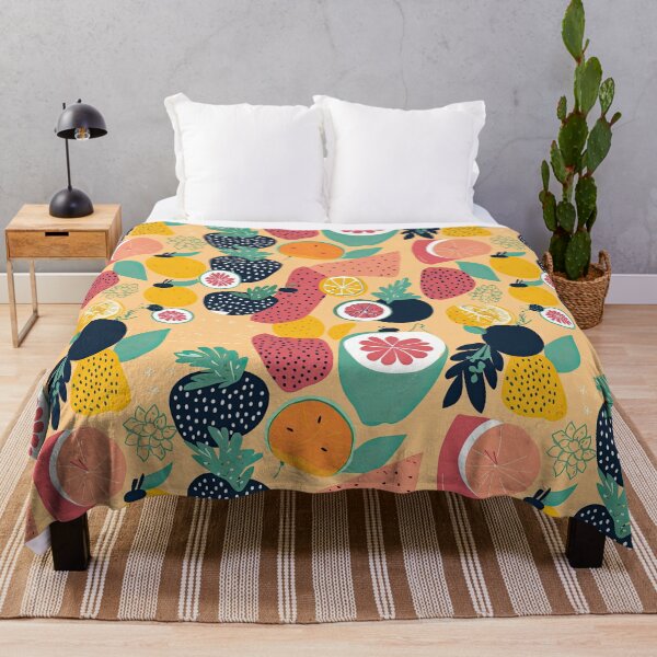 Item preview, Colorful Tropical Fruits Fruit Pattern designed and sold by Wonder Of Light.