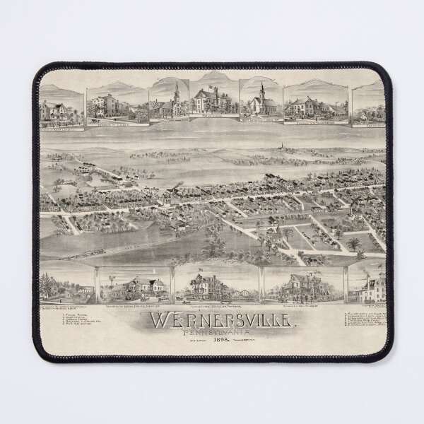 Item preview, Wernersville, Pennsylvania (1898) designed and sold by allhistory.