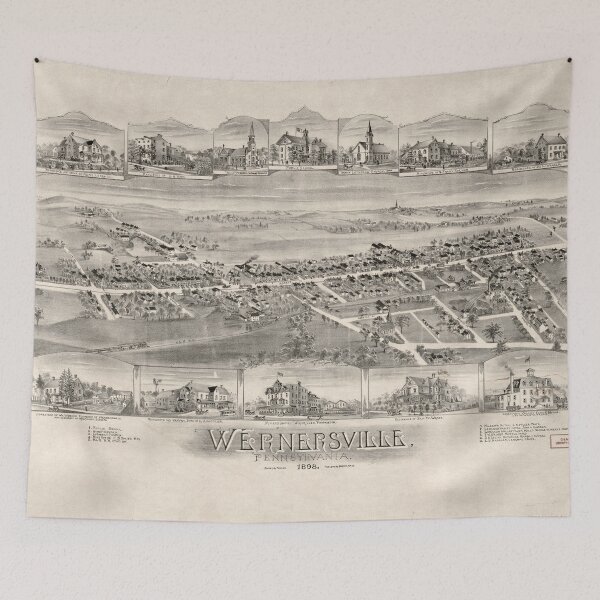 Item preview, Wernersville, Pennsylvania (1898) designed and sold by allhistory.