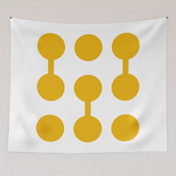 Item preview, Bauhaus inspired Exhibition Print, Bauhaus Wall Art connections yellow, Bauhaus Exhibition print, Bauhaus gift designed and sold by re-make-.