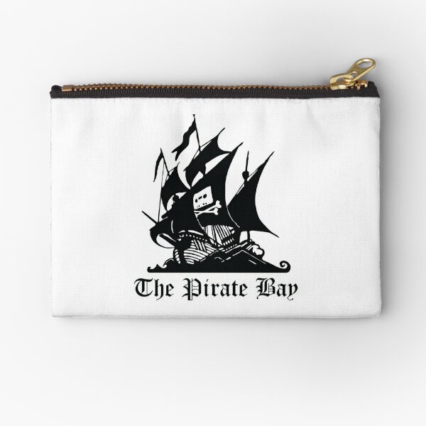 The Pirate Bay Torrent Site Logo Zipper Pouch for Sale by oggi0