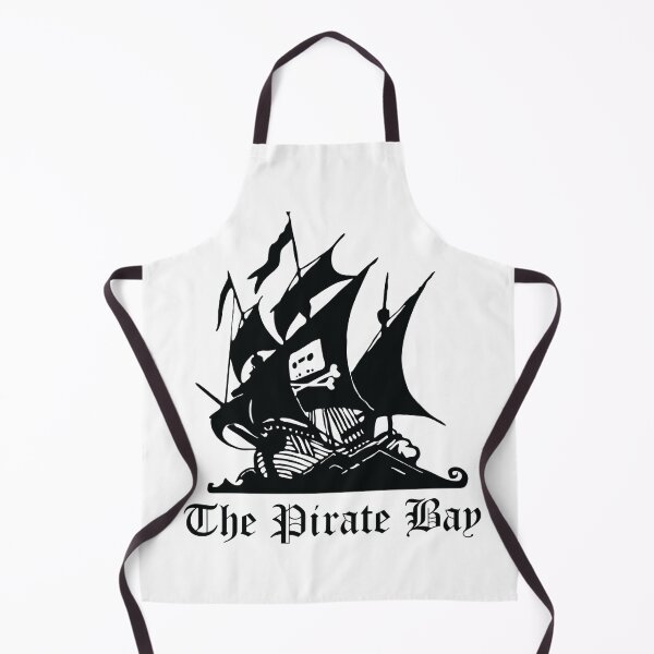Item preview, The Pirate Bay Logo [Black On White] designed and sold by DarklingAnubiss.