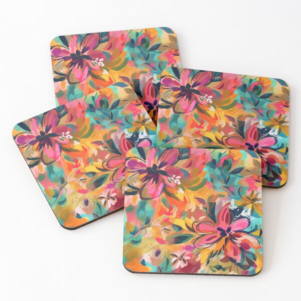 Item preview, Colorful Floral Patterns: Vibrant Art Prints with Patterns designed and sold by GiveMeMood.