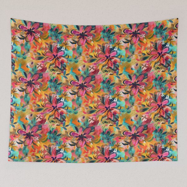 Item preview, Colorful Floral Patterns: Vibrant Art Prints with Patterns designed and sold by GiveMeMood.