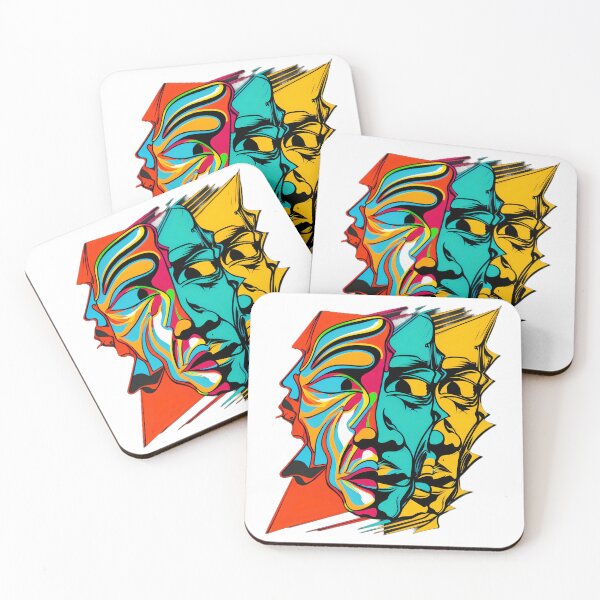 Item preview, Abstract intrigue faces designed and sold by Caspart.