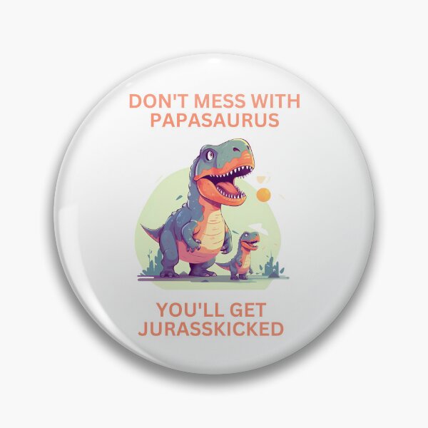 Item preview, Papasaurus Vintage Dad Father T-Rex Dinosaur Father's Day designed and sold by Slowerblue.
