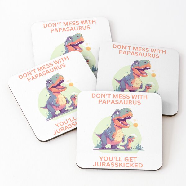 Item preview, Papasaurus Vintage Dad Father T-Rex Dinosaur Father's Day designed and sold by Slowerblue.