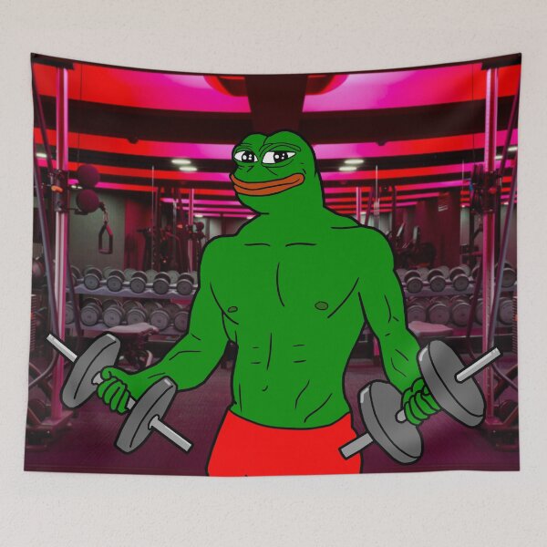 Item preview, Swole Pepe Curling designed and sold by Slav-Art.