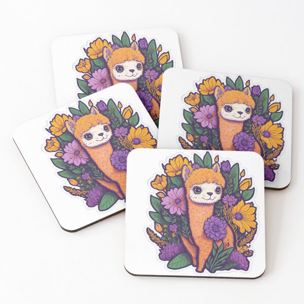 Item preview, Alpaca cartoon illustration designed and sold by ArtyBuys.