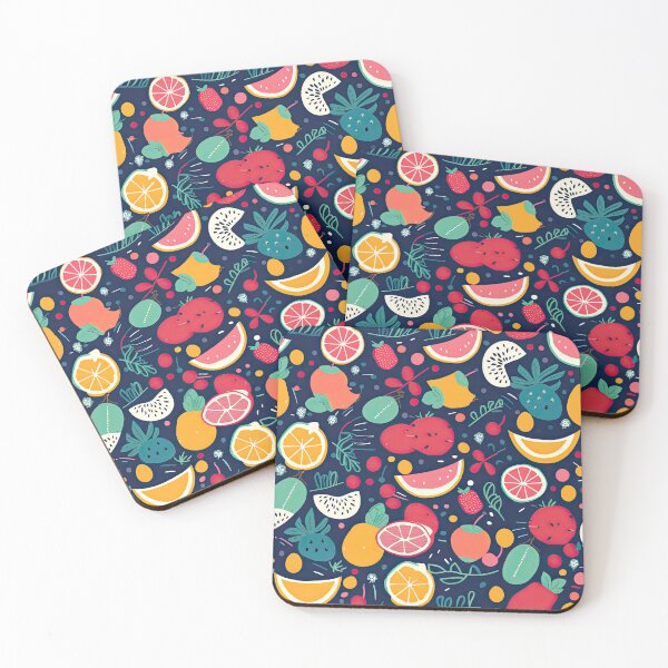 Item preview, Colorful Tropical Fruits Fruit Pattern designed and sold by Wonder Of Light.