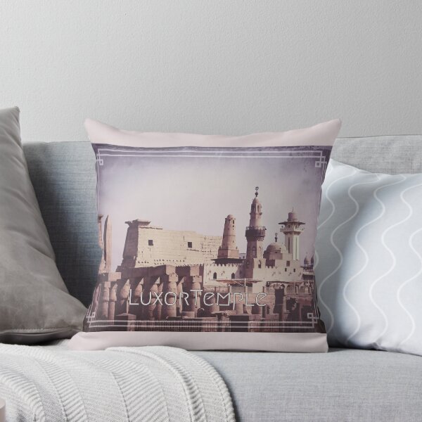 Item preview, Temple of Luxor, mosques, Coptic church, vintage photo inspiration old postcard, ancient Egypt photography designed and sold by art-of-egypt.
