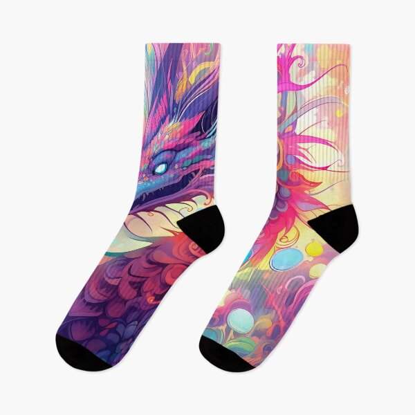 Item preview, Rainbow Evil Dragon designed and sold by SecretDicer.