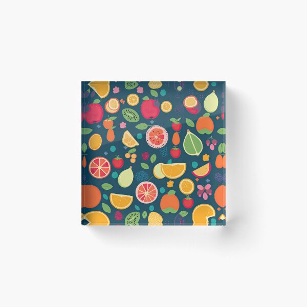 Item preview, Colorful Tropical Fruits Fruit Pattern designed and sold by Wonder Of Light.