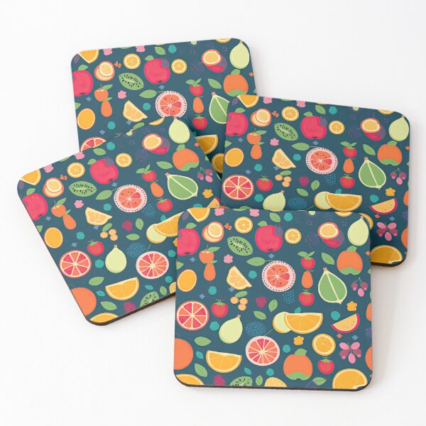 Item preview, Colorful Tropical Fruits Fruit Pattern designed and sold by Wonder Of Light.