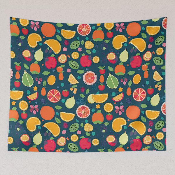 Item preview, Colorful Tropical Fruits Fruit Pattern designed and sold by Wonder Of Light.