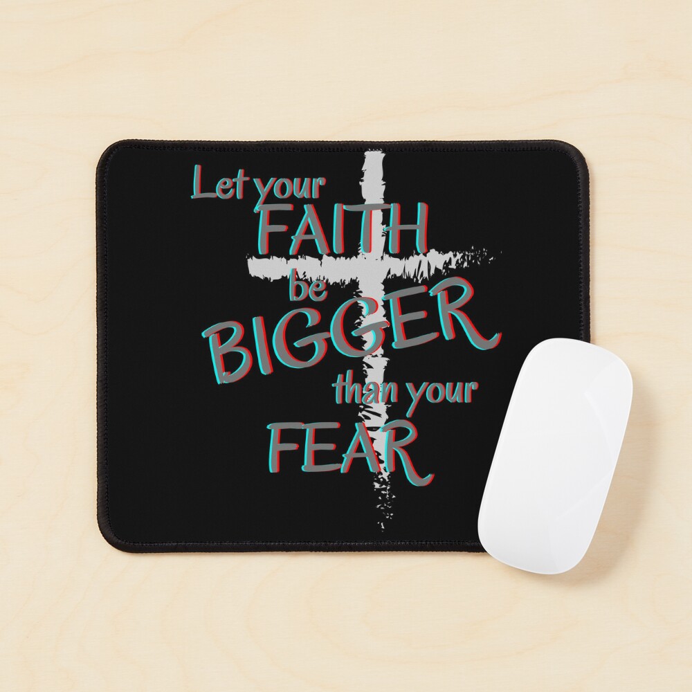 Let Your Faith Be Bigger Than Your Fear Letrero De Chapa De Metal