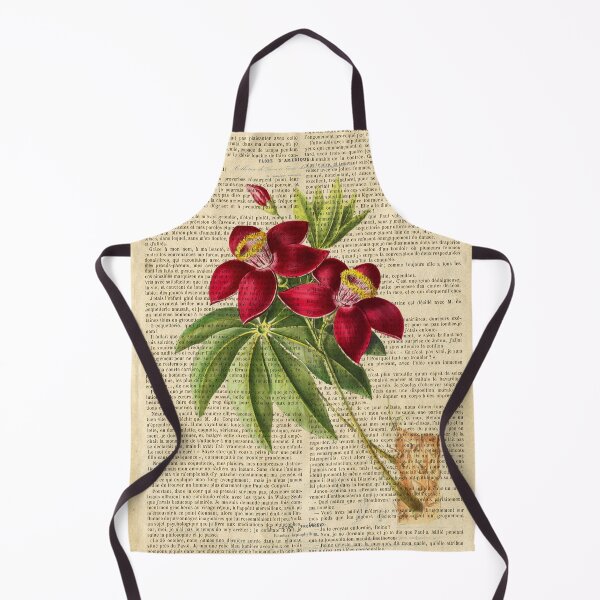 Item preview, Botanical print, on old book page - Tulip Gesner designed and sold by Art by Lilia.