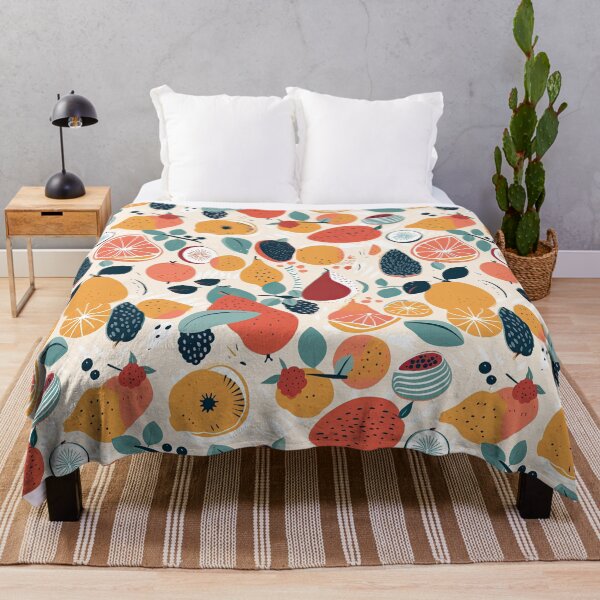 Item preview, Colorful Tropical Fruits Fruit Pattern designed and sold by Wonder Of Light.