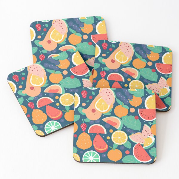 Item preview, Colorful Tropical Fruits Fruit Pattern designed and sold by Wonder Of Light.