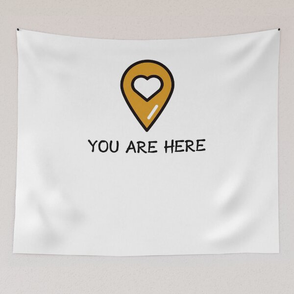 Item preview, YOU ARE HERE - GPS Location designed and sold by Yellowpixel.