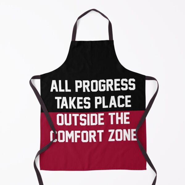 Item preview, All Progress Takes Place Outside The Comfort Zone Sports Shirt Print designed and sold by planet01feb.