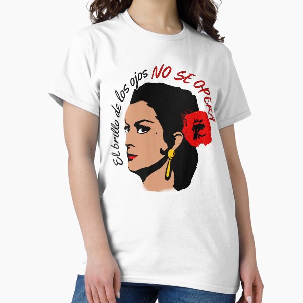 Vista previa del artículo con la obra «el brillo de los ojos no se opera», diseñado y vendido por MissCaffeine.