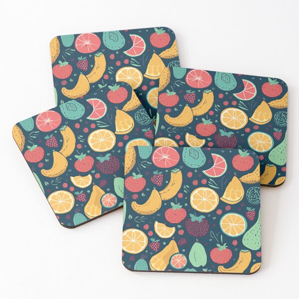 Item preview, Colorful Tropical Fruits Fruit Pattern designed and sold by Wonder Of Light.