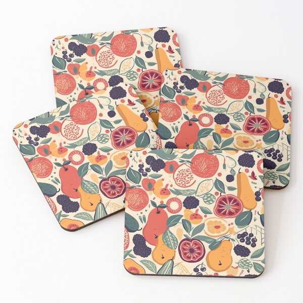 Item preview, Colorful Tropical Fruits Fruit Pattern designed and sold by Wonder Of Light.