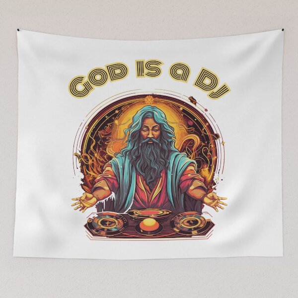 Item preview, God is a DJ designed and sold by obux.