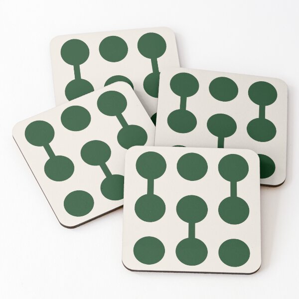 Item preview, Bauhaus inspired Exhibition Print, Bauhaus Wall Art connections dark green, Bauhaus Exhibition print, Bauhaus gift designed and sold by re-make-.