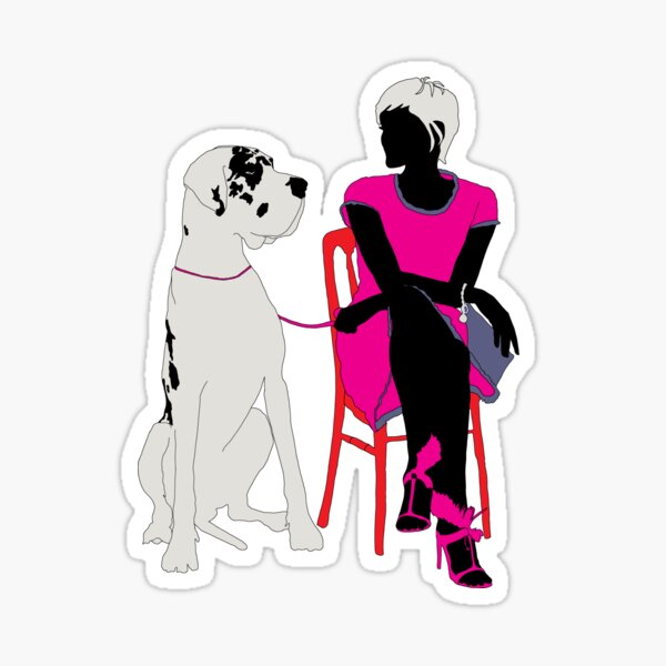 Between loyal friends Sticker