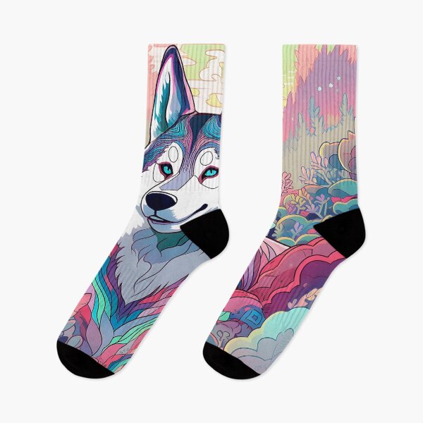 Item preview, Magic Wolf in Rainbow Fairy Tale Forest designed and sold by SecretDicer.