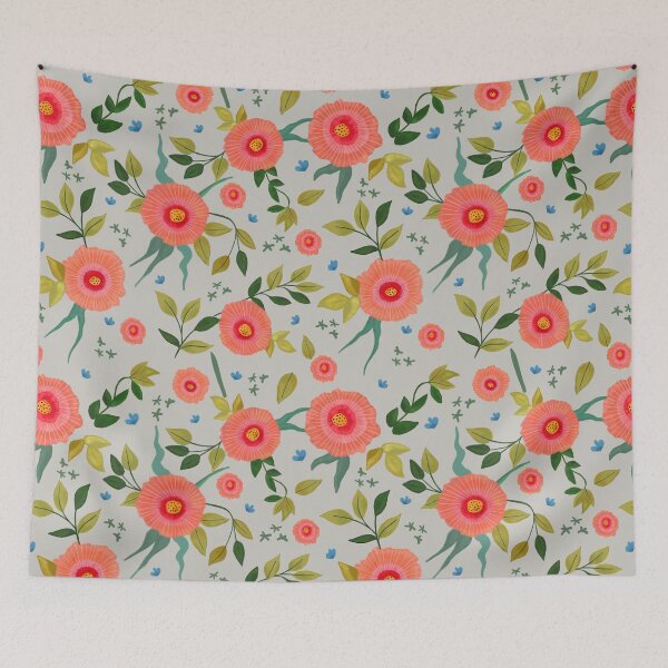 Item preview, Pink Poppies Watercolour designed and sold by Marlagill.