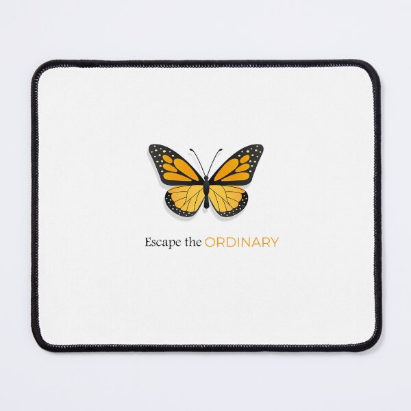 Item preview, Escape the Ordinary Butterfly Inspirational Motivational Quote designed and sold by Yellowpixel.