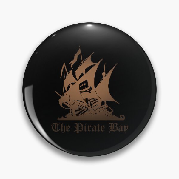 Item preview, The Pirate Bay Logo [Gold On Black] designed and sold by DarklingAnubiss.
