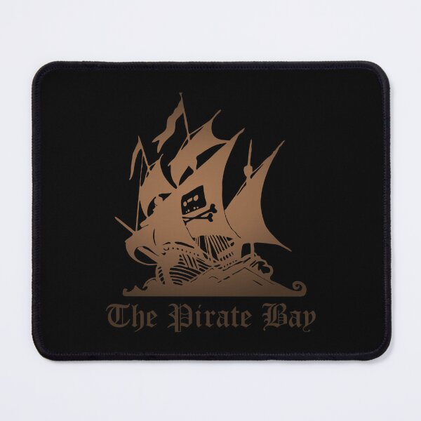 Item preview, The Pirate Bay Logo [Gold On Black] designed and sold by DarklingAnubiss.