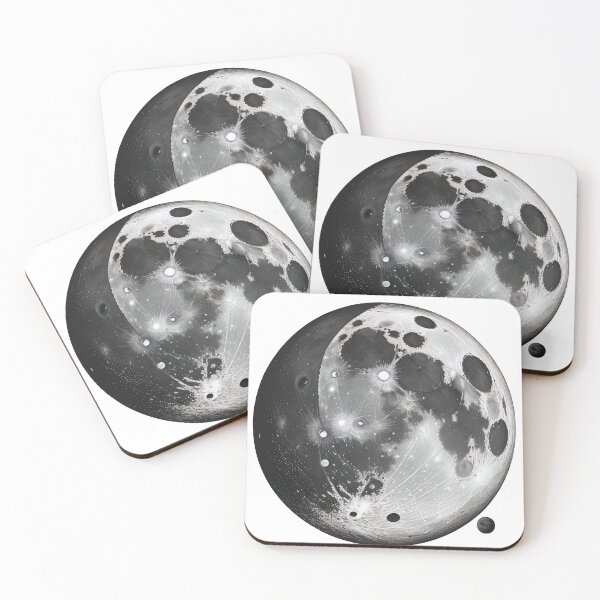 Item preview, Unnamed alien planet with a single moon designed and sold by ncil.