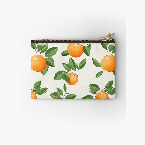Item preview, Colorful Orange and Leaves Fruit Pattern designed and sold by Wonder Of Light.