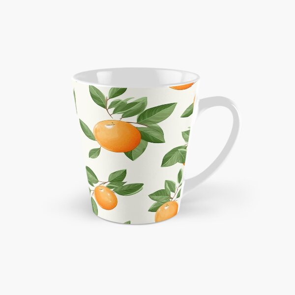 Item preview, Colorful Orange and Leaves Fruit Pattern designed and sold by Wonder Of Light.
