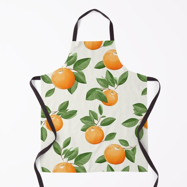 Item preview, Colorful Orange and Leaves Fruit Pattern designed and sold by Wonder Of Light.