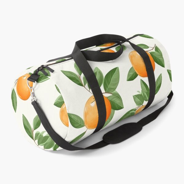 Item preview, Colorful Orange and Leaves Fruit Pattern designed and sold by Wonder Of Light.