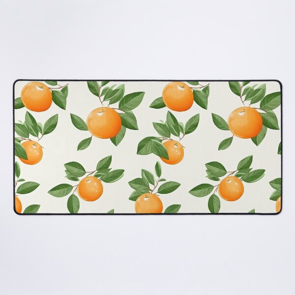 Item preview, Colorful Orange and Leaves Fruit Pattern designed and sold by Wonder Of Light.