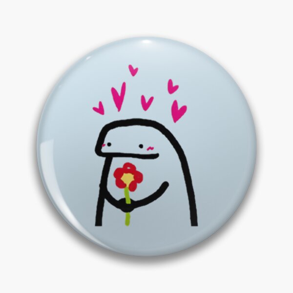 Item preview, Flork meme in love flower Long  designed and sold by SerenahillSS.