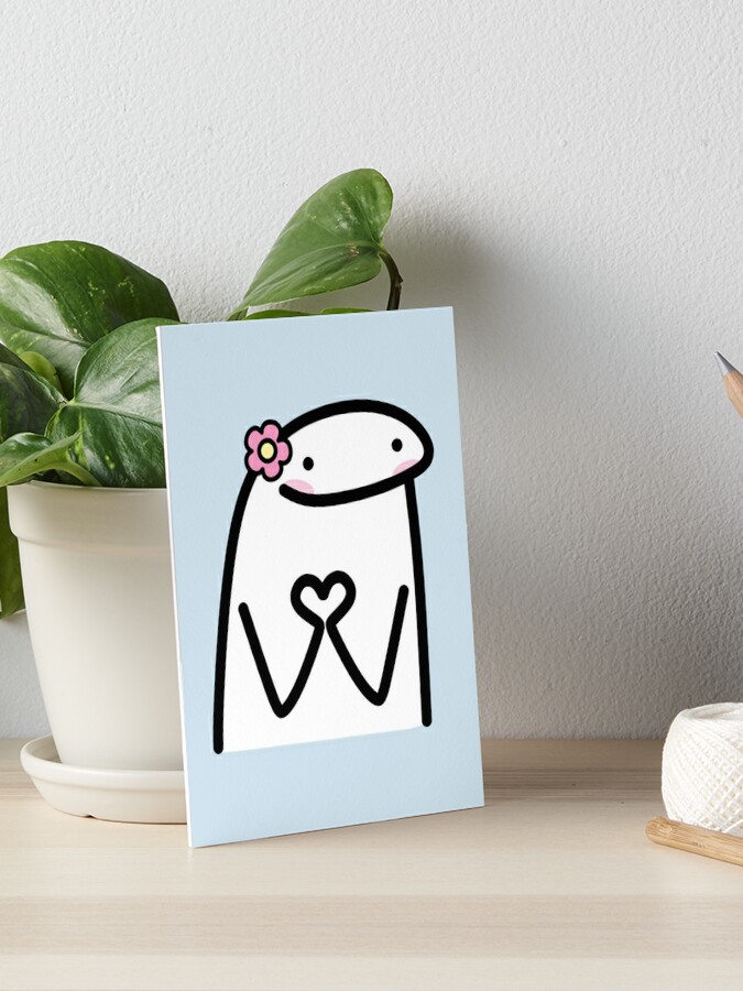 Flork in love meme pack, bundle Art Board Print for Sale by LatinoPower