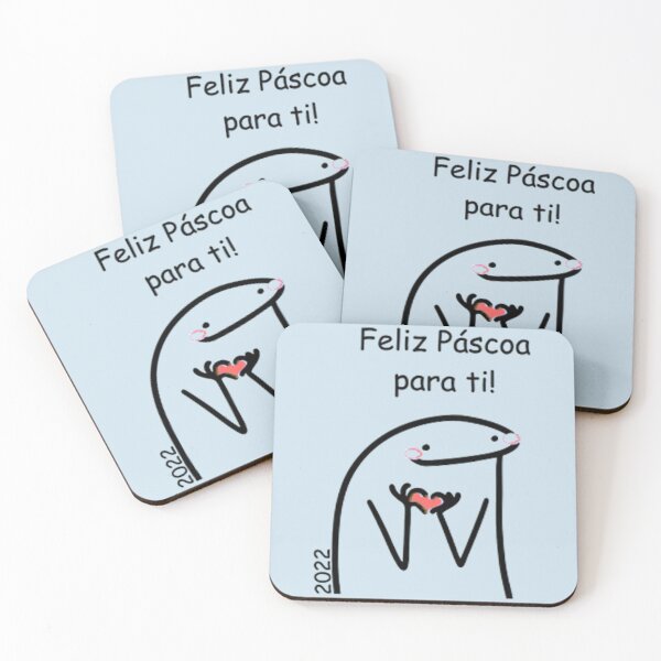 Item preview, Feliz Páscoa flork meme designed and sold by SerenahillSS.