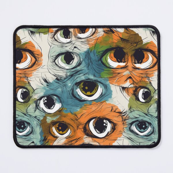 Item preview, Colorful Cat Eyes Pattern - Quirky Realism & Pop Art Design designed and sold by GiveMeMood.