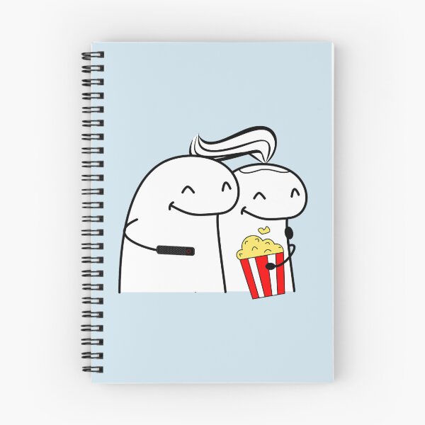 Item preview, Couple Flo.rk Eating Popcorn  designed and sold by SerenahillSS.