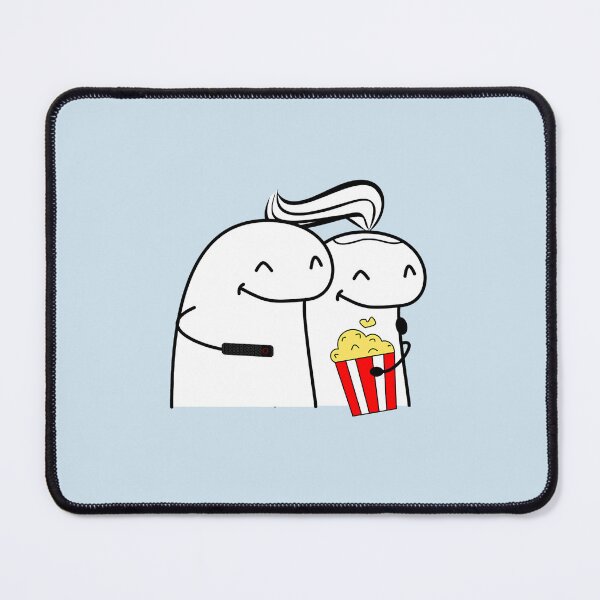 Item preview, Couple Flo.rk Eating Popcorn  designed and sold by SerenahillSS.