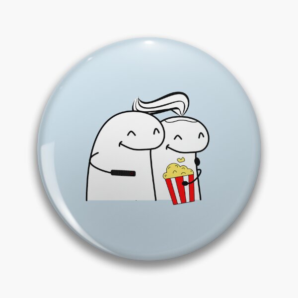 Item preview, Couple Flo.rk Eating Popcorn  designed and sold by SerenahillSS.